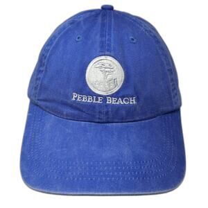 Pebble Beach Slideback Baseball Cap Blue One Size Adjustable Kate Lord Ahead